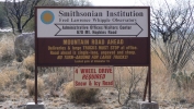 PICTURES/Fred Lawrence Whipple Observatory/t_Sign to Top of Mountain.JPG